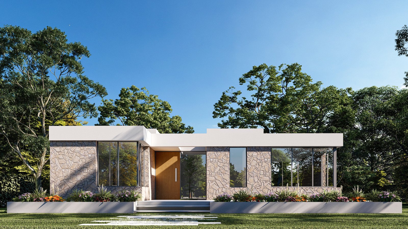 Visualización arquitectónica y render 3D exterior profesional por DP Renders