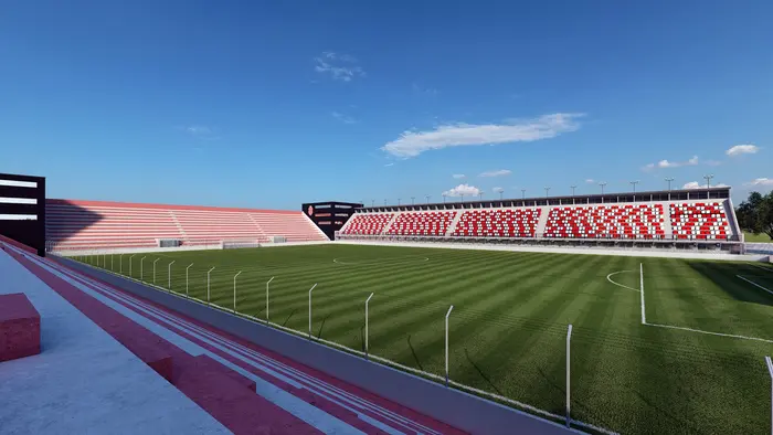 Estadio Barracas — vista general pack 3D SketchUp D5