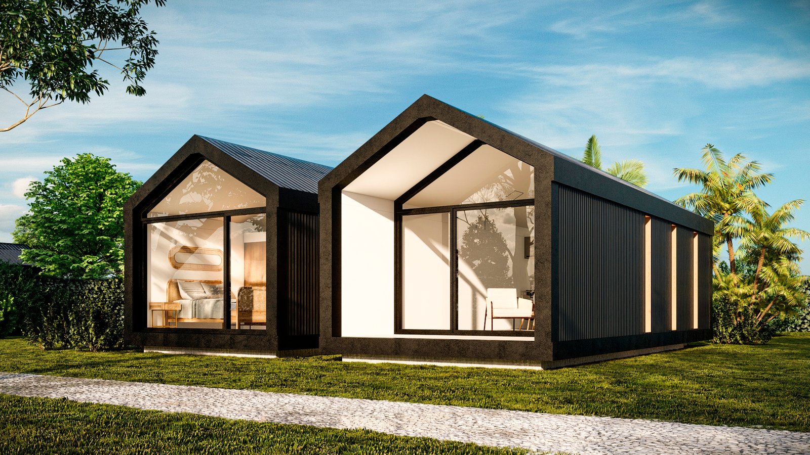 Render interior de vivienda producido por DP Renders