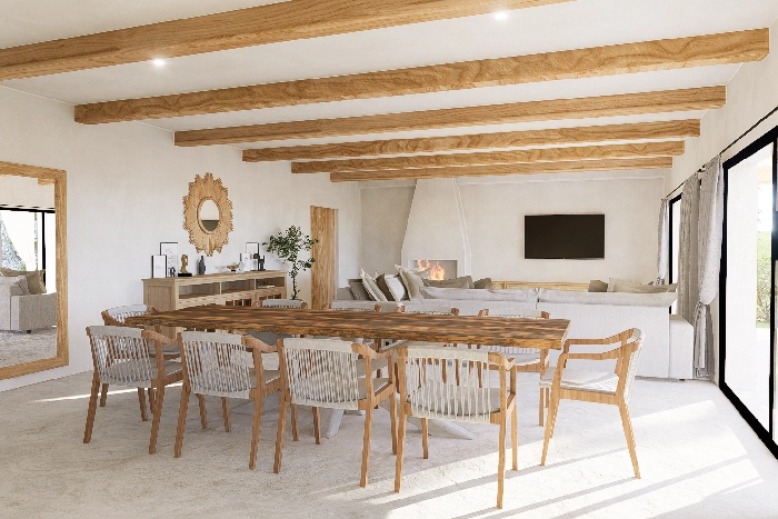 Render de interiorismo de dormitorio