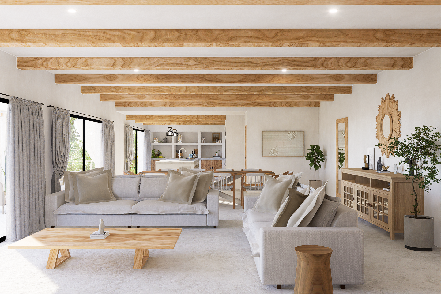 Visualización 3D de proyecto arquitectónico del portfolio de DP Renders