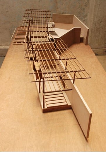 Imagen 14 · Maqueta: disposición de la cubierta y los volúmenes