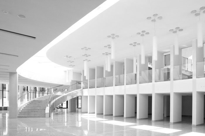 Render de interior de arquitectura